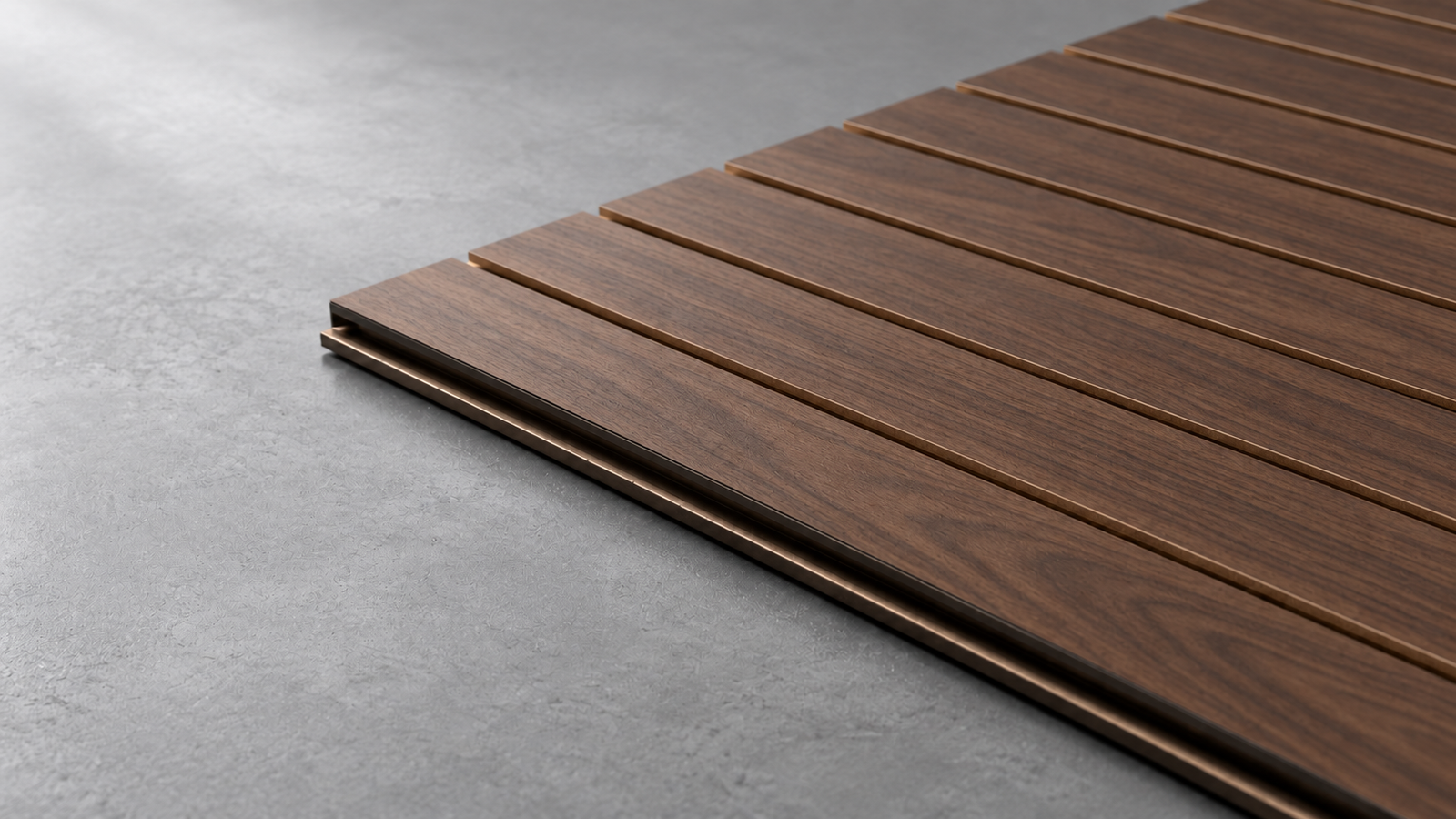 Walnut MDF slatwall finish direction