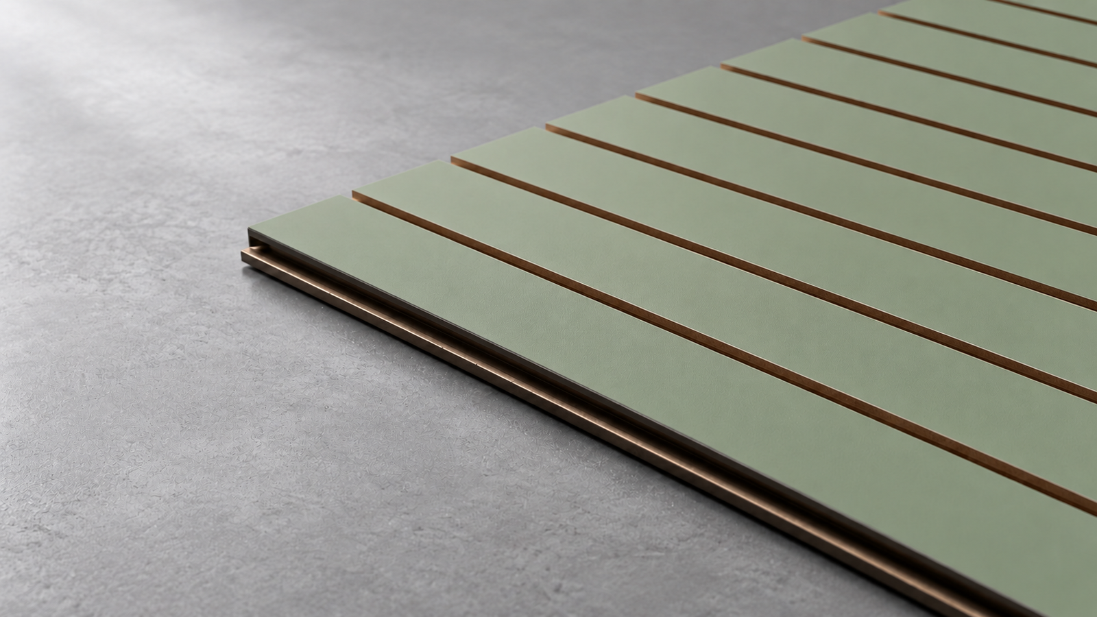 Sage greenSurface finish